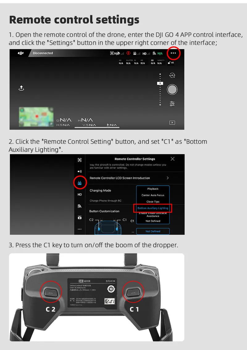BRDRC AirDrop Dropping System for DJI Mavic 2 Pro/Zoom Drone Ring Gift Deliver Life Rescue Delivery Device Dispenser Thrower