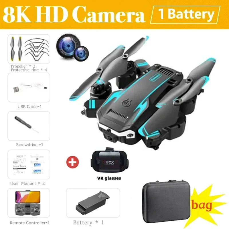 G6 Pro GPS Professional Drone 8K HD Dual-Camera Aerial Photography Omnidirectional Obstacle Avoidance Quadrotor RC Distance 5KM