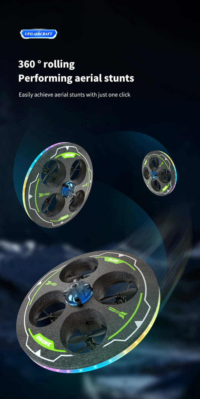 Drone with Camera Foam UAV Ufo Intelligent Obstacle Avoidance Aerial Aircraft 2.4G 4CH Mini RC Helicopter Dron Toys for Kids