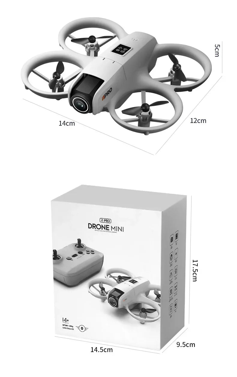 I1PRO Rc Drone 4K Aerial Photography Machine Dual Camera HD Quadcopter Five-side Obstacle Avoidance Foldable Drone RC Drone