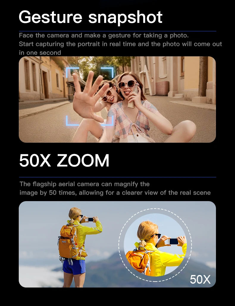 NEW X226 Drone VR Remote Control Brushless Dual Image Transmission HD Aerial Optical Flow Hover Obastacle Avoidance UAV Boys Toy
