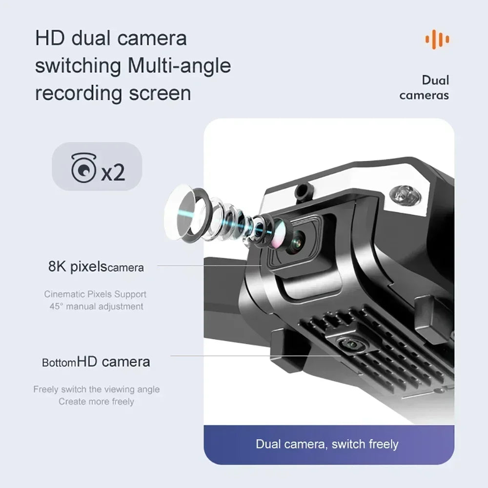 G6 Pro GPS Professional Drone 8K HD Dual-Camera Aerial Photography Omnidirectional Obstacle Avoidance Quadrotor RC Distance 5KM