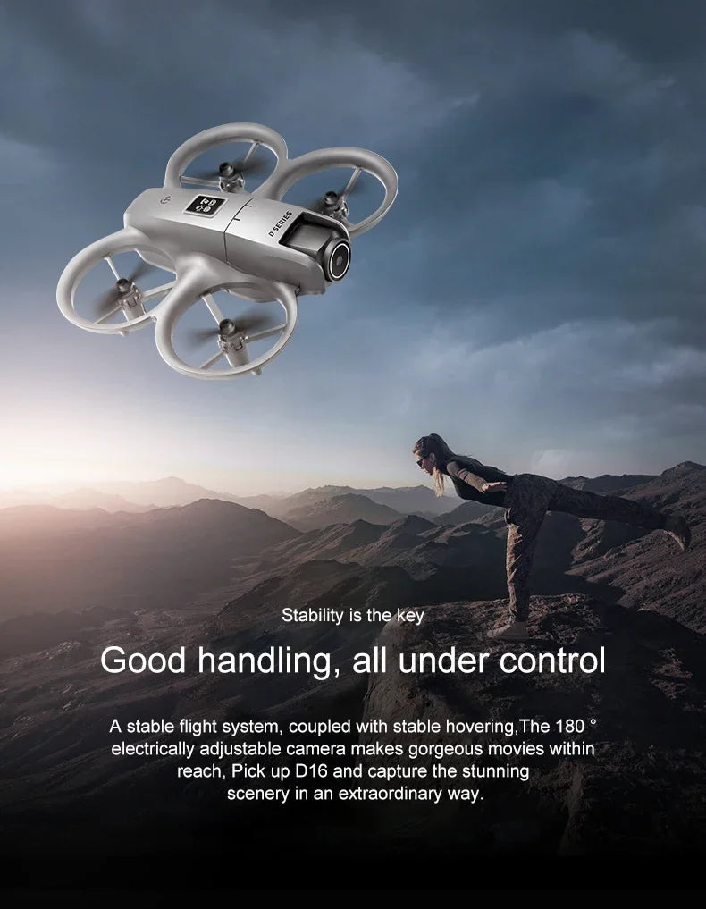 Xiaomi D16 GPS UAV 8K Aerial HD Profesional Dual-camera Helicopter Optical Flow Positioning Avoidance Type Brushless Motor Drone