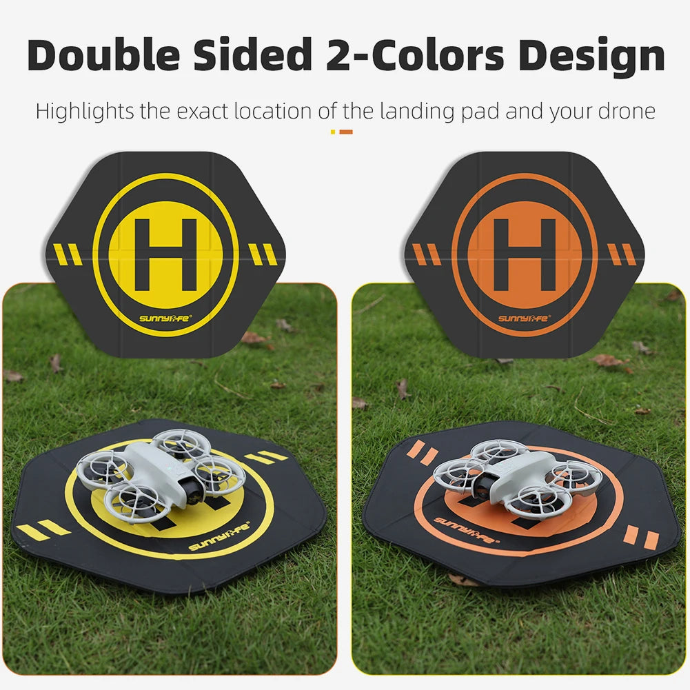 35cm Drone Landing Pad Universal Folding Drone Landing Mat Double Sided Drone Parking Mat for DJI NEO/Mini4Pro Drone Accessories