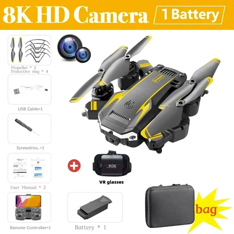 G6 Pro GPS Professional Drone 8K HD Dual-Camera Aerial Photography Omnidirectional Obstacle Avoidance Quadrotor RC Distance 5KM