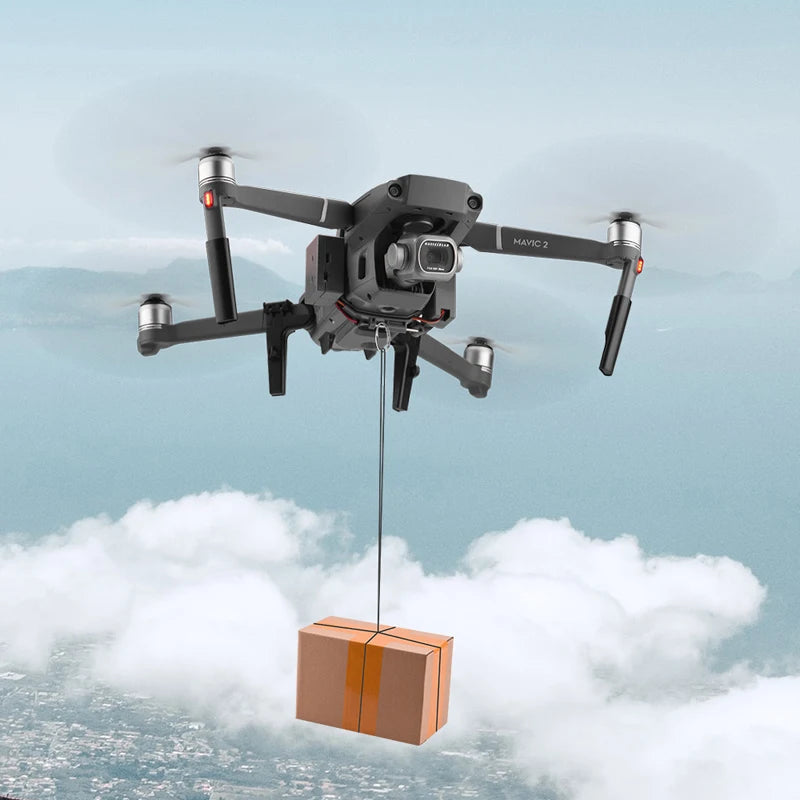 BRDRC AirDrop Dropping System for DJI Mavic 2 Pro/Zoom Drone Ring Gift Deliver Life Rescue Delivery Device Dispenser Thrower