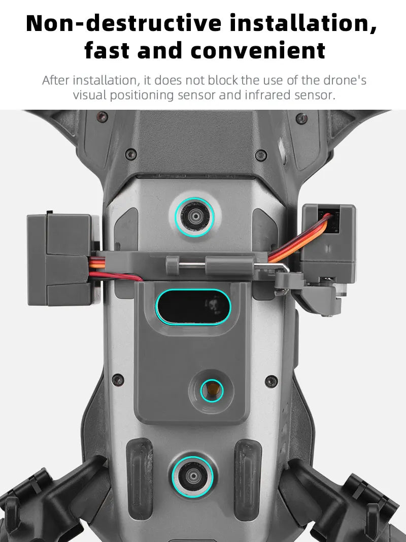 BRDRC AirDrop Dropping System for DJI Mavic 2 Pro/Zoom Drone Ring Gift Deliver Life Rescue Delivery Device Dispenser Thrower