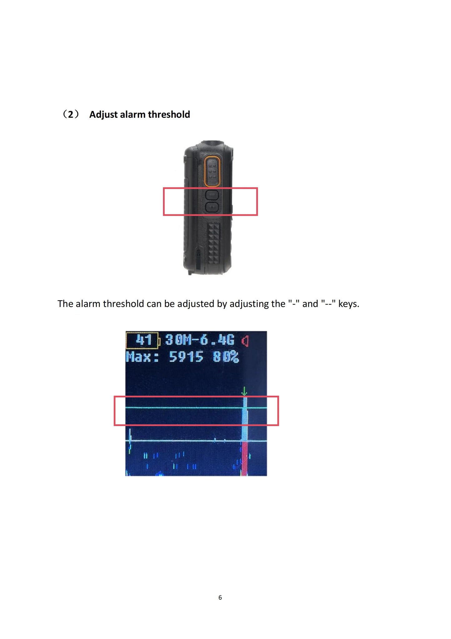 Drone Detector Anti Drone Detection 3 Language 30MHz-6.4GHz Ultra Wide Range Built-in 6000mah Battery for UAV Accurate Detection