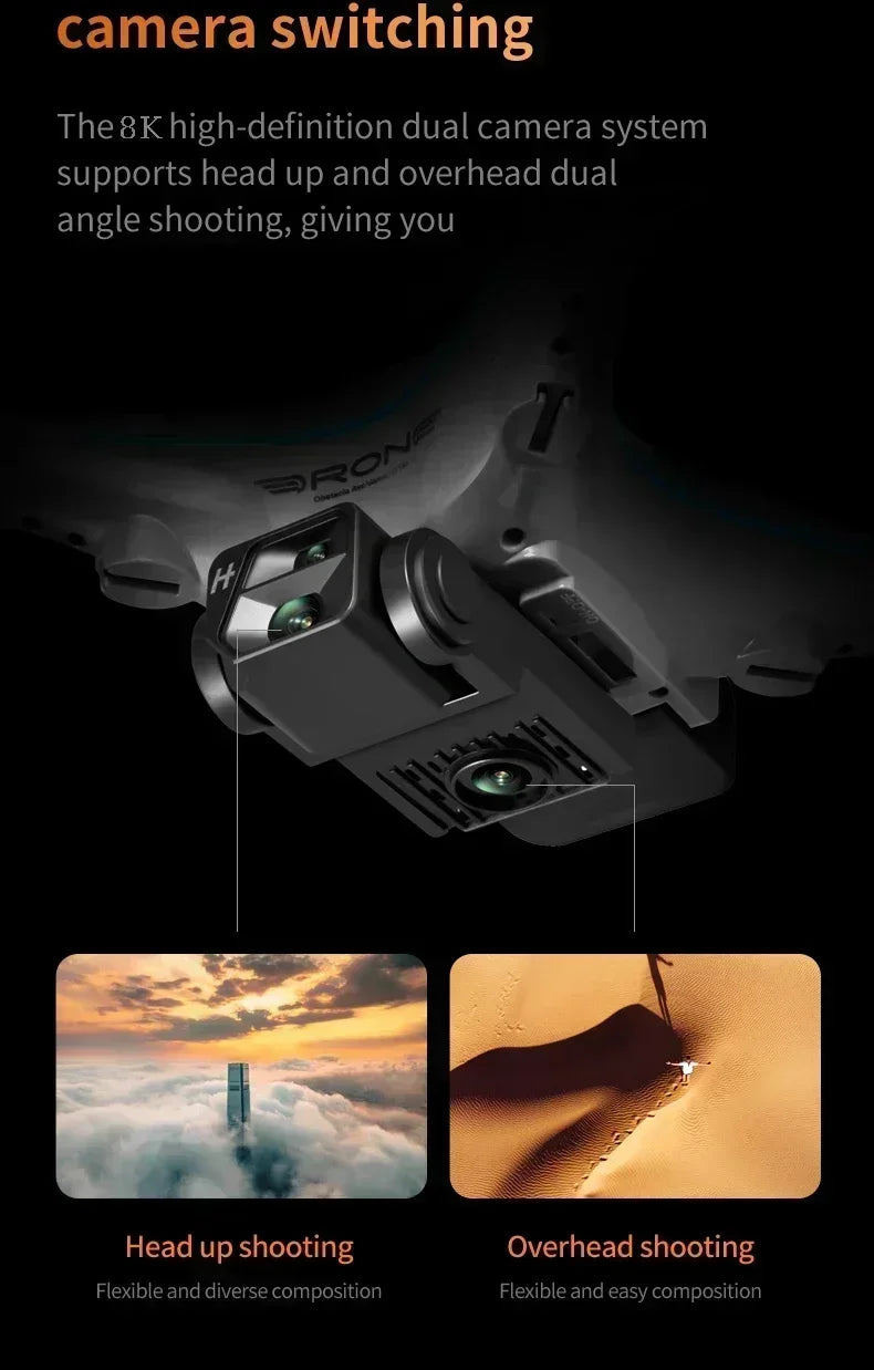 Xiaomi KY102 Drone 8K HD Dual-Camera Profesional Aerial Photography Obstacle Avoidance Optical Flow Aerial Four-Axis RC Drone