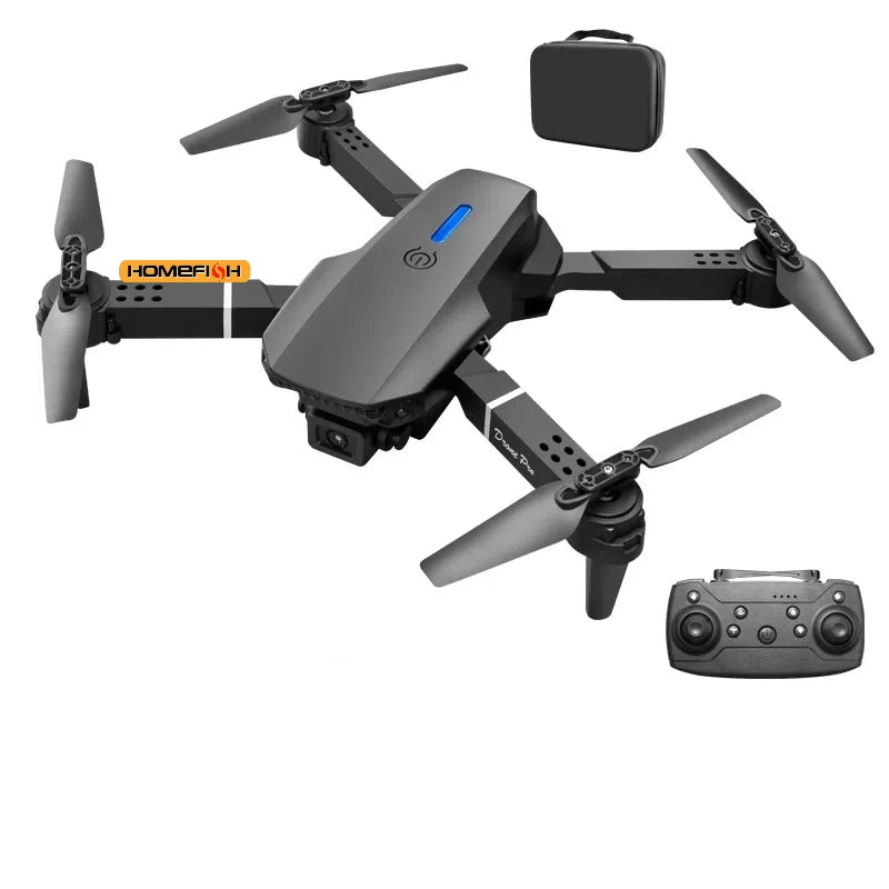 Professional Drone E88 Standard-Angle SD Camer WiFi fpv height Hold Foldable RC quadrotor helicopter Camera-free children's toys