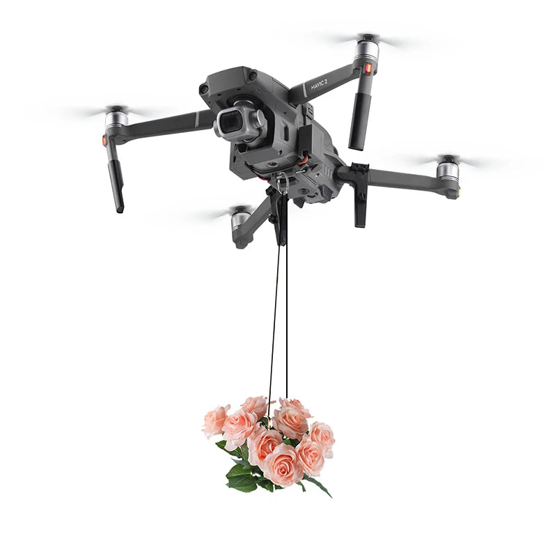 BRDRC AirDrop Dropping System for DJI Mavic 2 Pro/Zoom Drone Ring Gift Deliver Life Rescue Delivery Device Dispenser Thrower