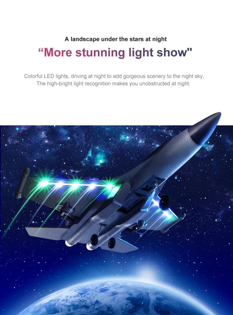 G1 Drone Glider Beginner Profesional 3 Channel RC Aircraft Remote Control Hand Throwing Plane Foam Electric Outdoor Airplane
