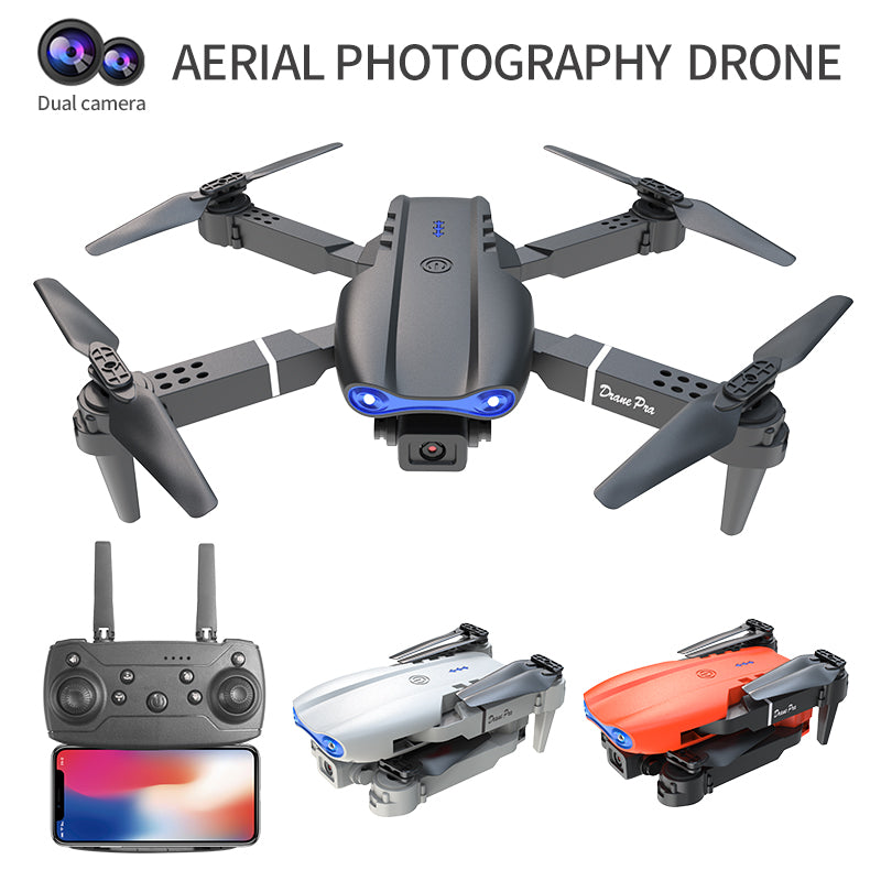 E99Pro Dual Camera Drone – Foldable WiFi FPV Quadcopter