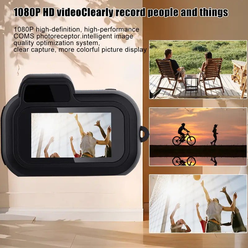 Keychain Mini Camera – 1080P Pocket Micro Video Recorder with 32GB Card