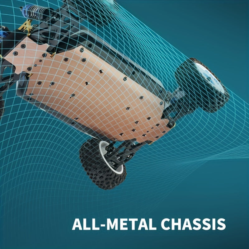 WLtoys 124017 75KM/H 4WD RC Car Professional Racing Car Brushless Electric High Speed Off-Road Drift Remote Control Toys for Boys with 2 Batteries