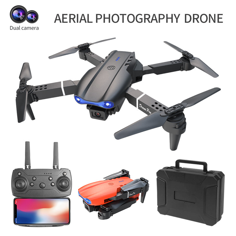 E99Pro Dual Camera Drone – Foldable WiFi FPV Quadcopter