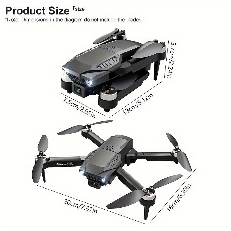 ESULOMP F196 Brushless Drone – HD Dual Camera Quadcopter