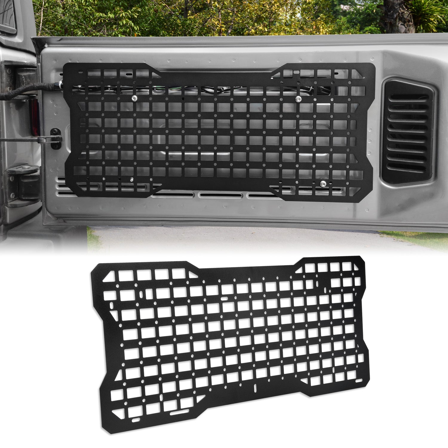 Tailgate Tactical Panel for Jeep Wrangler JK & JL (2007–2025)