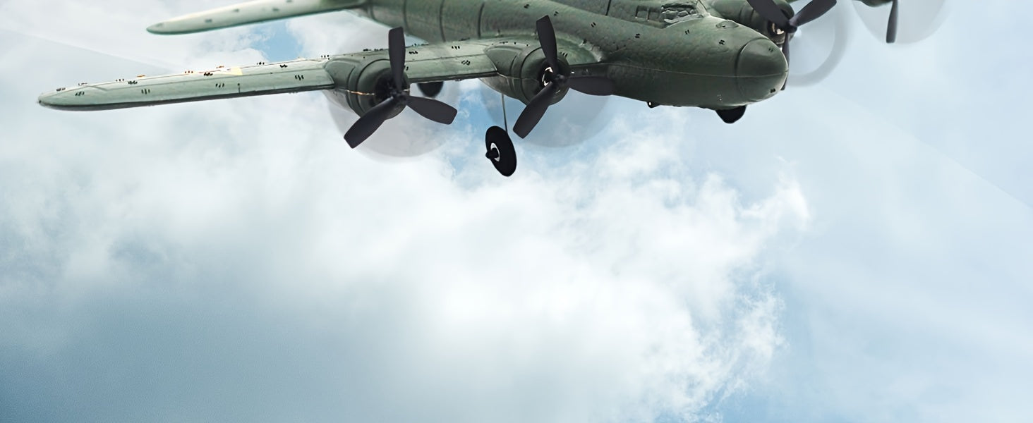 B17 Large Remote Control Glider Airplane Model, Fixed Wing Fighter Bomber, Halloween & Christmas Gift