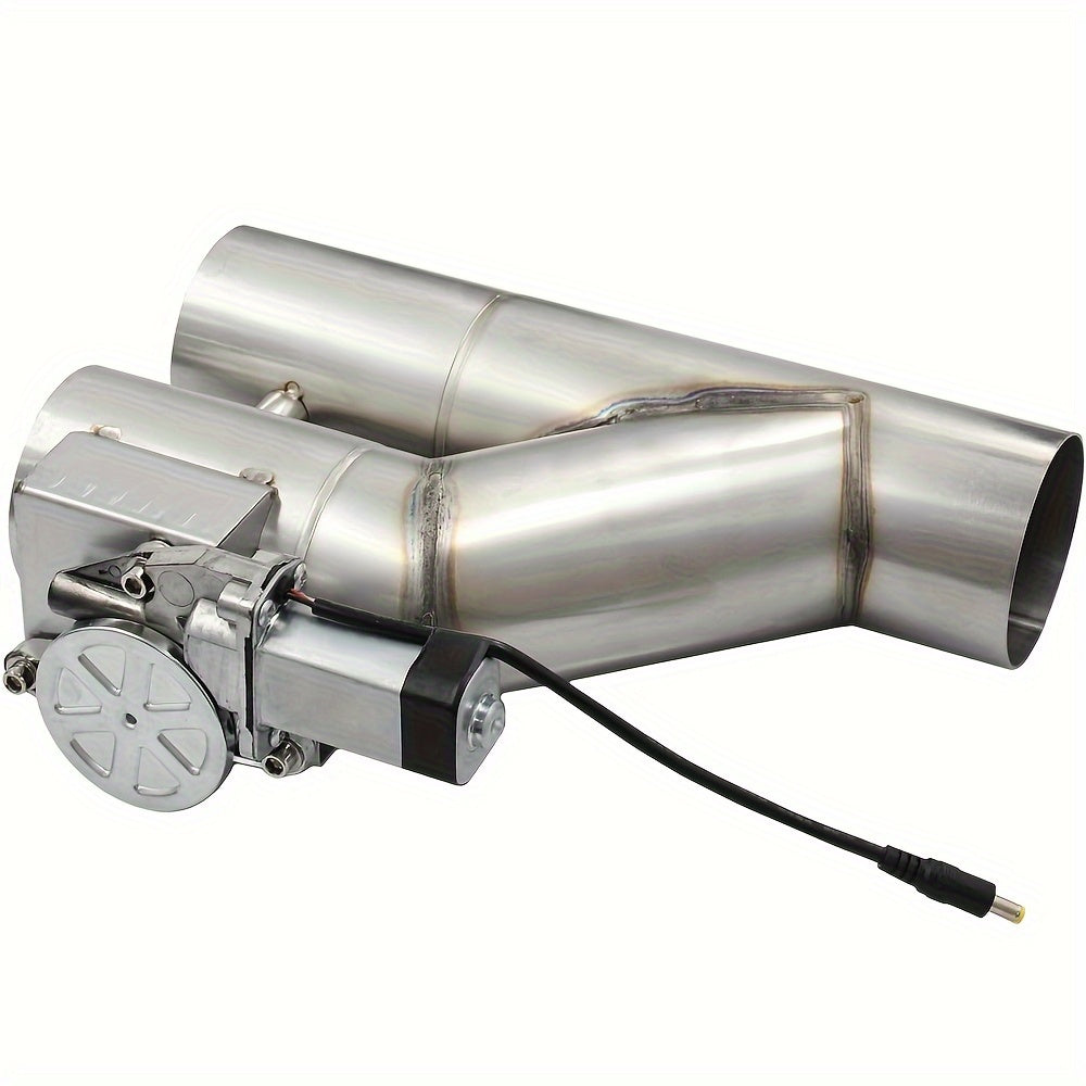 2.5in 63mm Electric Exhaus Cutout E-Cut Out Dual Valve With Remote Control