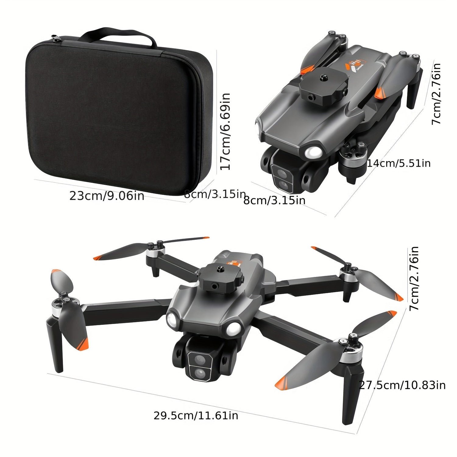S119 Beginner Drone with Trajectory Flight & Four-Sided Obstacle Avoidance