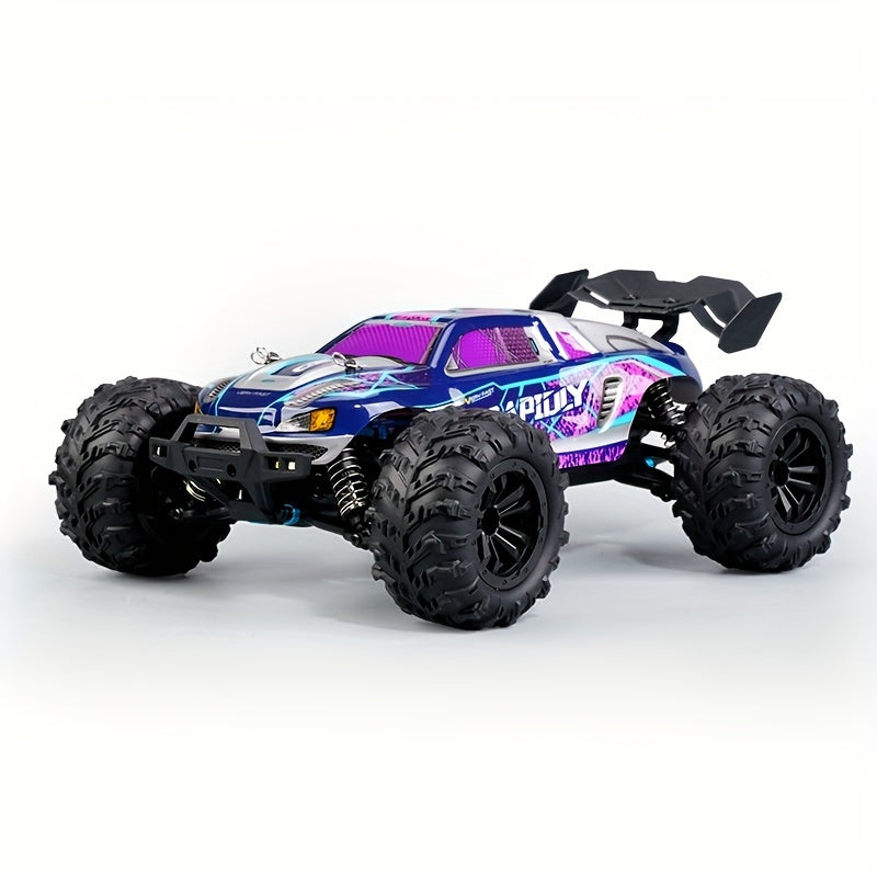 All Terrain 4WD High-speed Off-road Car, Designed With A Simulation Structure, 2. 4G Full Proportion Synchronous Remote Control System, Full Proportion Throttle/steering, LED Headlights, Christmas Gifts