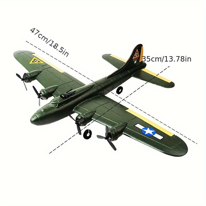 B17 Large Remote Control Glider Airplane Model, Fixed Wing Fighter Bomber, Halloween & Christmas Gift