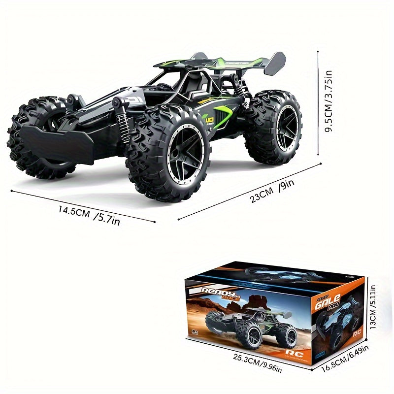 1: 18 Small High-speed Off-road 2. 4G Remote Control Car Drifting 15KM/H To Adapt To Various Road Sections Anti-collision Settings Rubber Big Tires Christmas, Halloween, Thanksgiving Gift