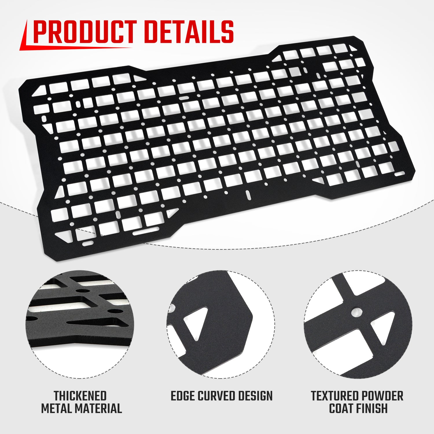 Tailgate Tactical Panel for Jeep Wrangler JK & JL (2007–2025)