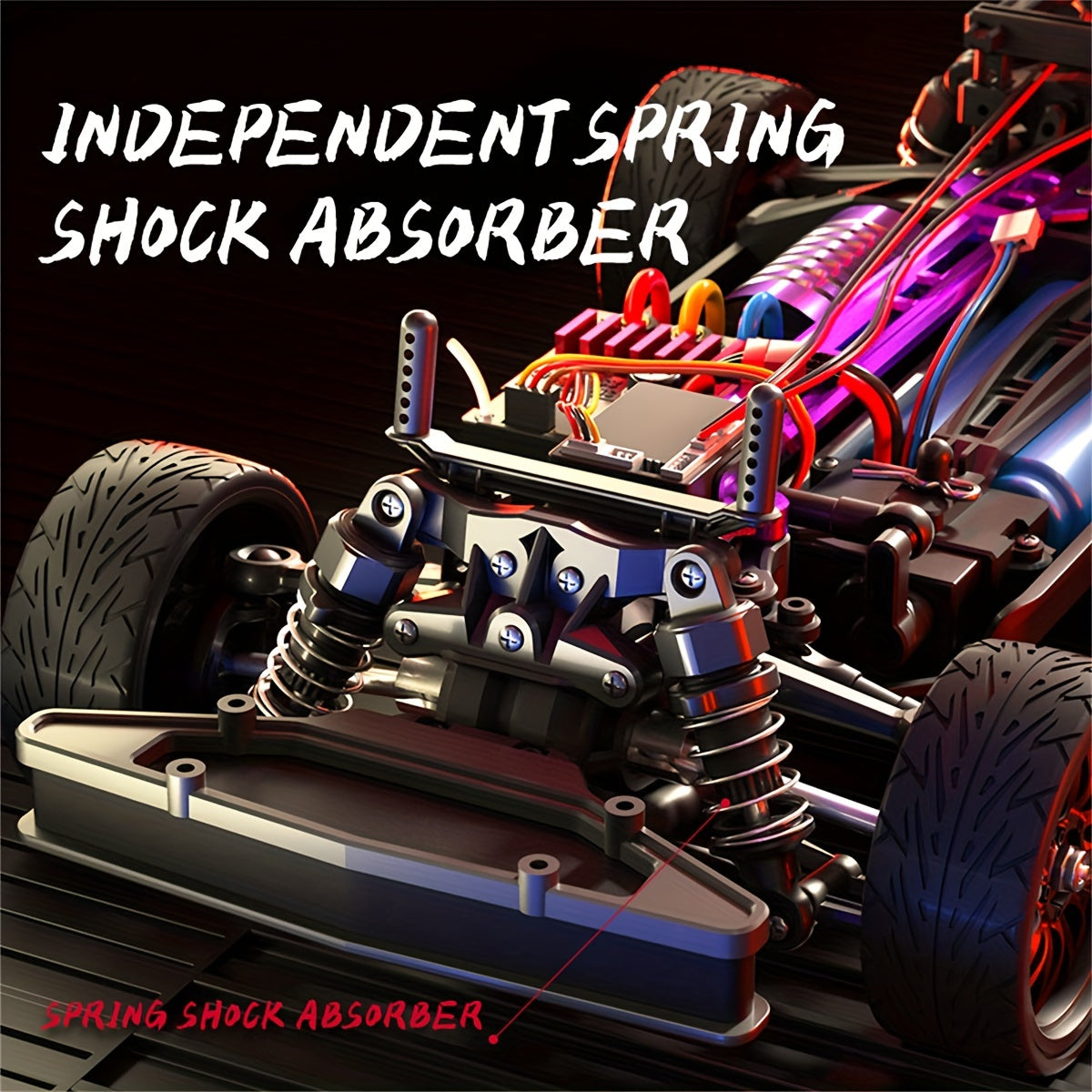 70KM/H All Terrain High Speed Off-road RC Car, 2.4Ghz Remote Control, 150M RC Distance, Full Proportional Adjustment, Lighting Modes, Brushless Motor, Outdoor Sports Racing/Drifting, Birthday Gifts