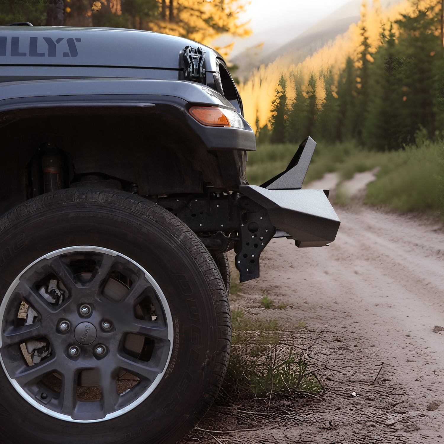 Front Bumper with Winch Plate for Wrangler JK (2007–2018)