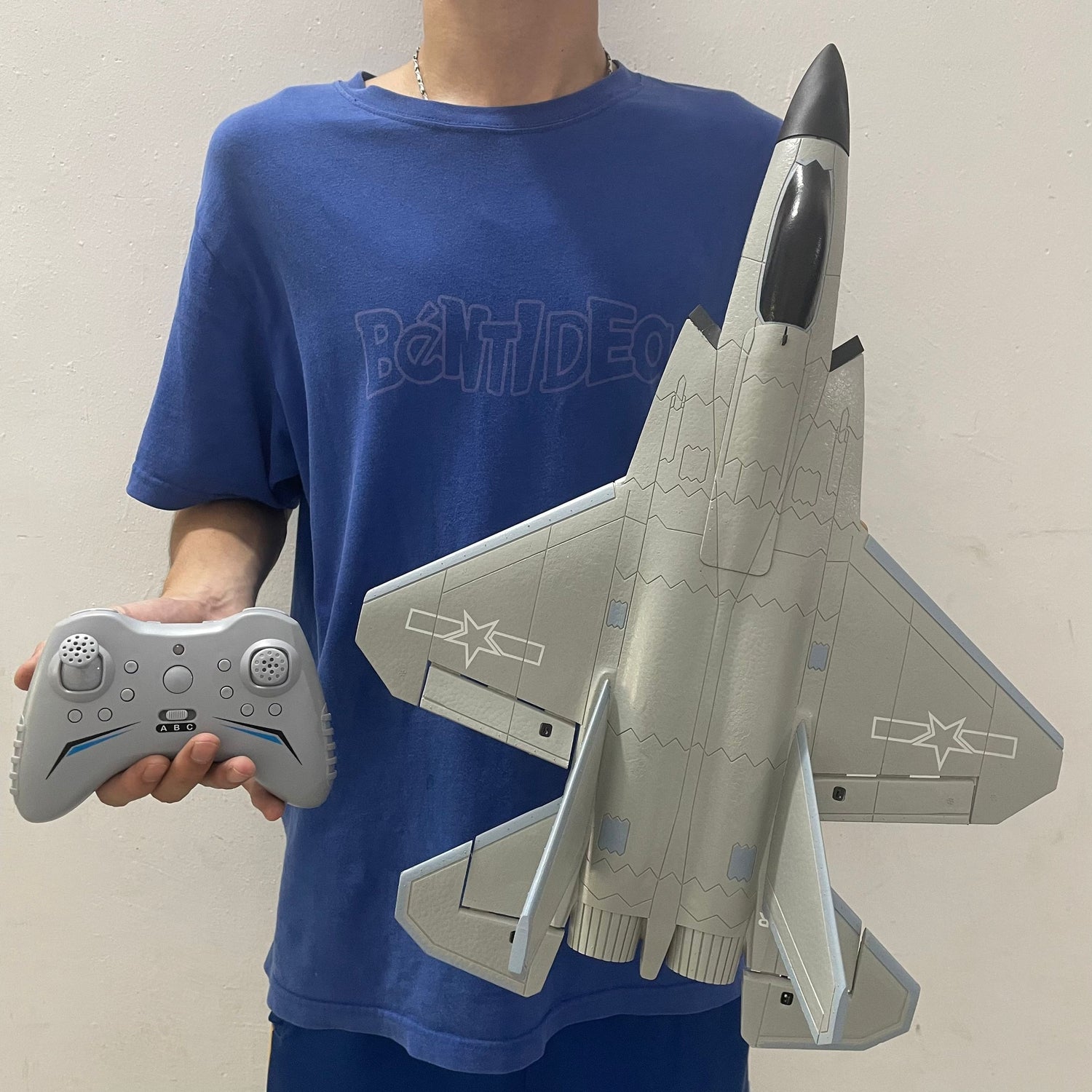 J35 High-Speed RC Fighter Jet Drone - Weatherproof, Durable Foam Wings, 2.4G Remote Control, USB Rechargeable 650mAh Battery, Easy Assembly & Flight