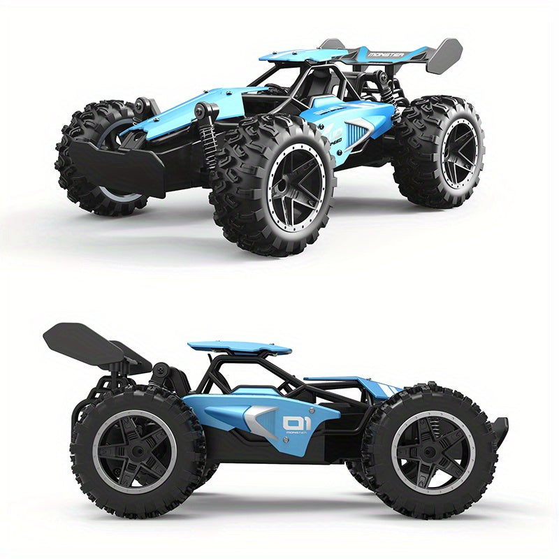 1: 18 Small High-speed Off-road 2. 4G Remote Control Car Drifting 15KM/H To Adapt To Various Road Sections Anti-collision Settings Rubber Big Tires Christmas, Halloween, Thanksgiving Gift