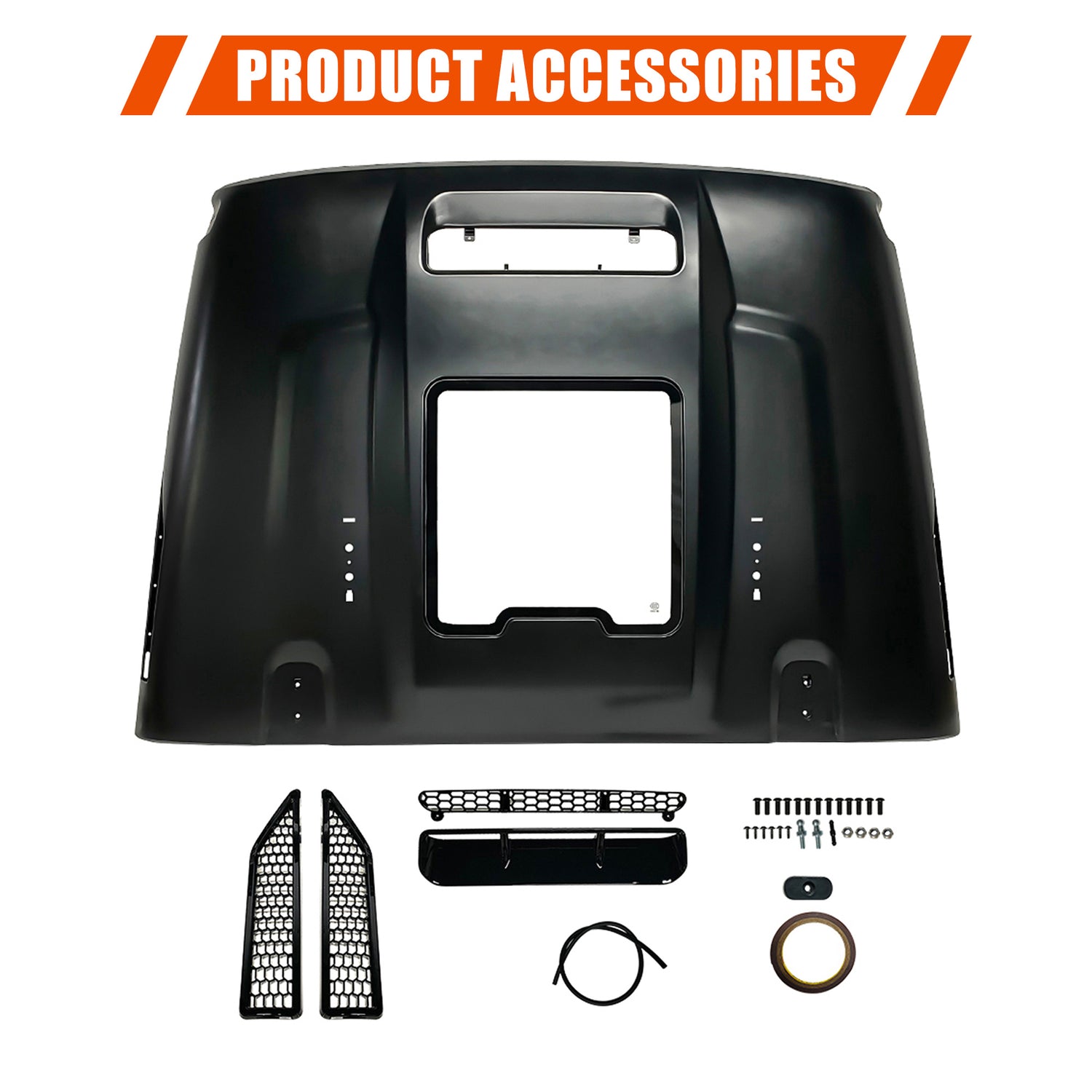 Vented Replacement Hood for Wrangler JK (2007–2018)