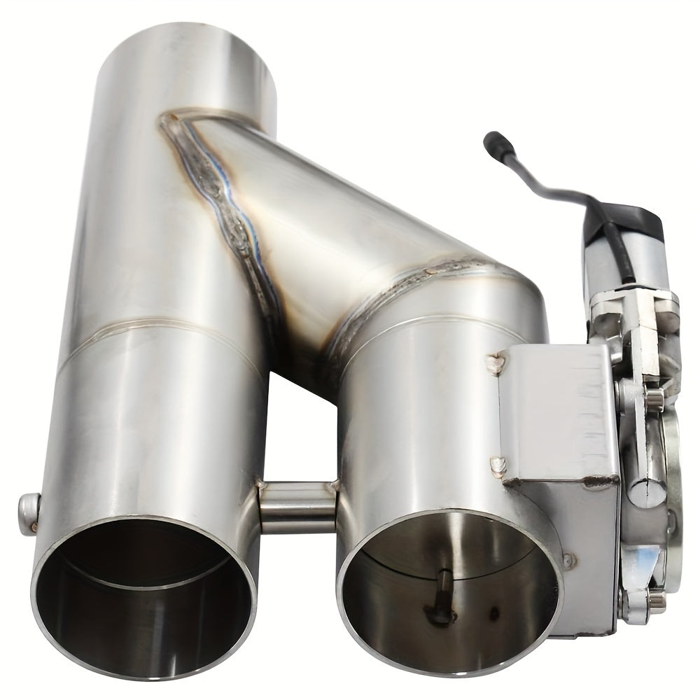 2.5in 63mm Electric Exhaus Cutout E-Cut Out Dual Valve With Remote Control