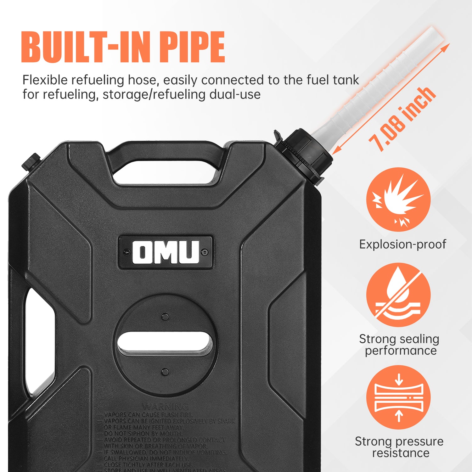 Jeep Door Hinge Fuel Container Kit – 10L Heavy Duty Mount