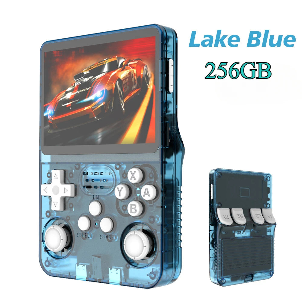 BOYHOM 256G/128G/64G R36S ARKOS 2.0 Retro Handheld Game Console 3.5'' IPS screen,Portable Pocket Game Player for  children gift