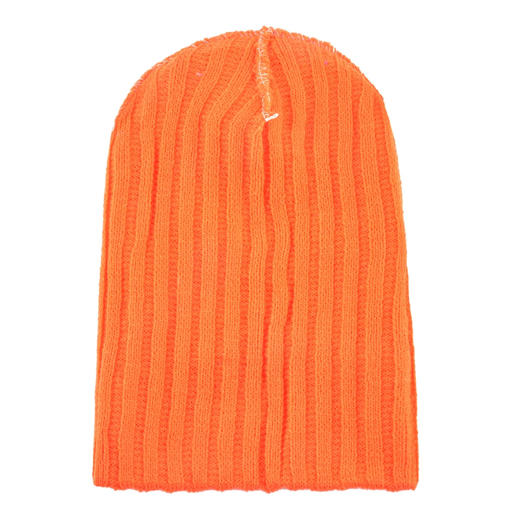 New Fashion Knitted Beanie Hats With Embroidery Tiger Patch Hip Hop Skullies Beanies Men Women Winter Knit Solid Color Ski Hat