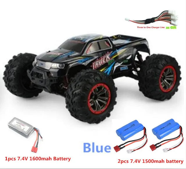 High Speed 50km/h 4WD 2.4Ghz Remote Control RC Car 9125 2.4G 1:10 4WD Double Motor Radio Controlled Off-road Racing Car Model