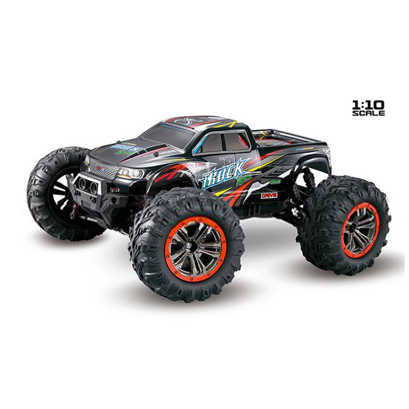50KM/H High Speed 1:10 Remote Control Off-Road Truck 2.4G Radio Control 4WD Metal Shocks 45 Degree Climbing Ability RC Car Toy