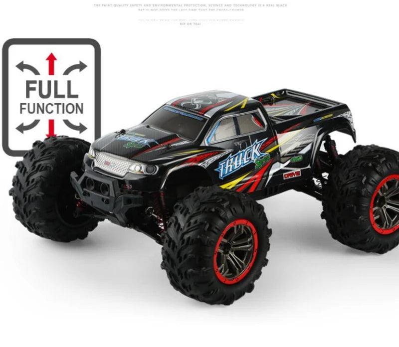 50KM/H High Speed 1:10 Remote Control Off-Road Truck 2.4G Radio Control 4WD Metal Shocks 45 Degree Climbing Ability RC Car Toy