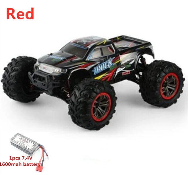 50KM/H High Speed 1:10 Remote Control Off-Road Truck 2.4G Radio Control 4WD Metal Shocks 45 Degree Climbing Ability RC Car Toy