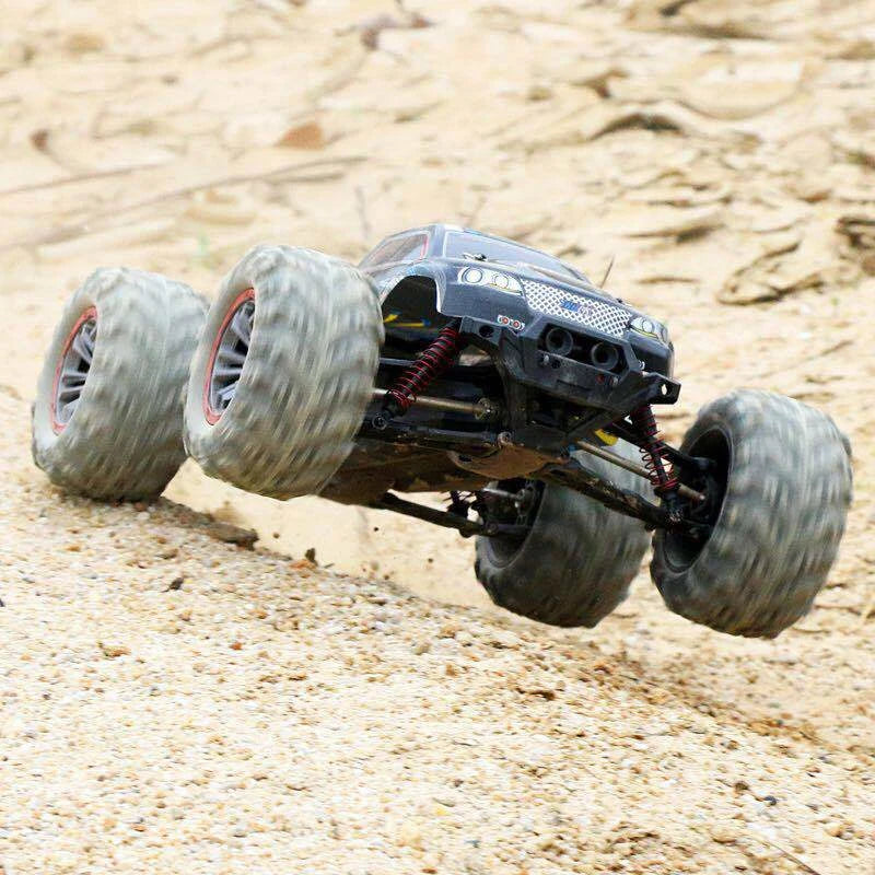 High Speed 50km/h 4WD 2.4Ghz Remote Control RC Car 9125 2.4G 1:10 4WD Double Motor Radio Controlled Off-road Racing Car Model