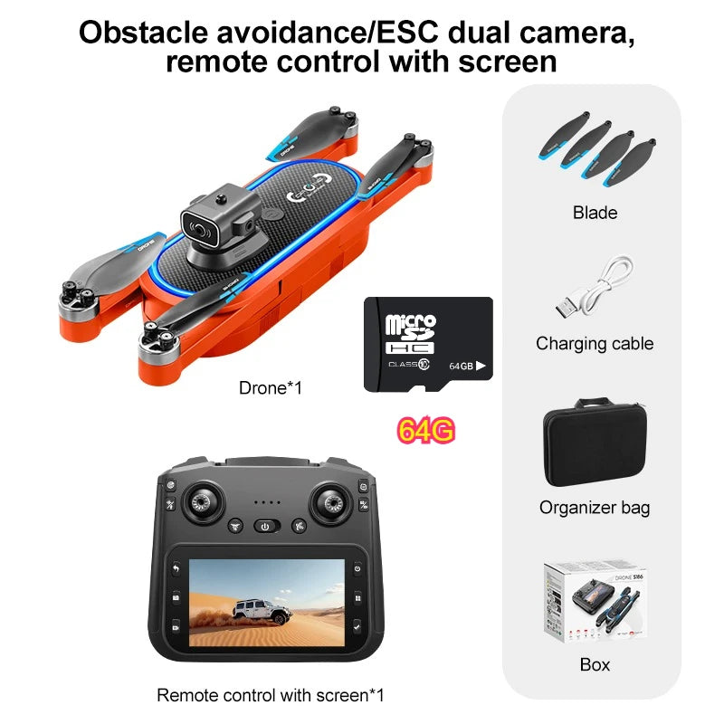 drone brushless motor,electrically adjustable camera, optical flow positioning, collision avoidance function, obstacle avoidance