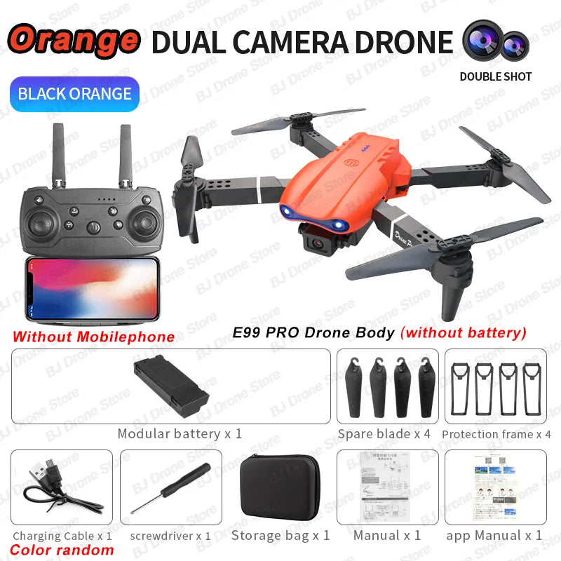 E99Pro 4K RC Drone – Dual Camera & 5G WiFi FPV
