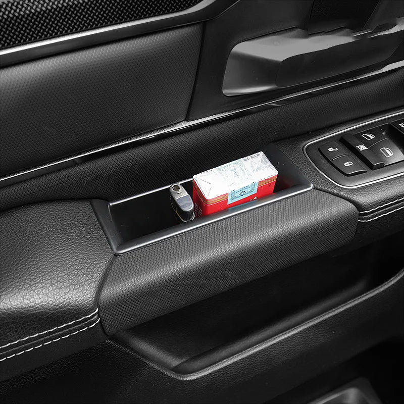Car Front Door Handrail Sort Out Storage Box Auto Interior Accessories Silicone Anti-Slip Mat For Dodge Ram 1500 2019 2020 2021