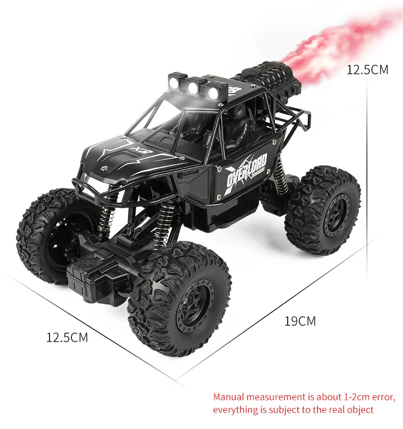 2025 NEW Remote Control Car 1:18 Off Road RC Buggy Truck with LED Lights for Kids Boy Girl Toy Gift Indoor Outdoor Racing Drifts