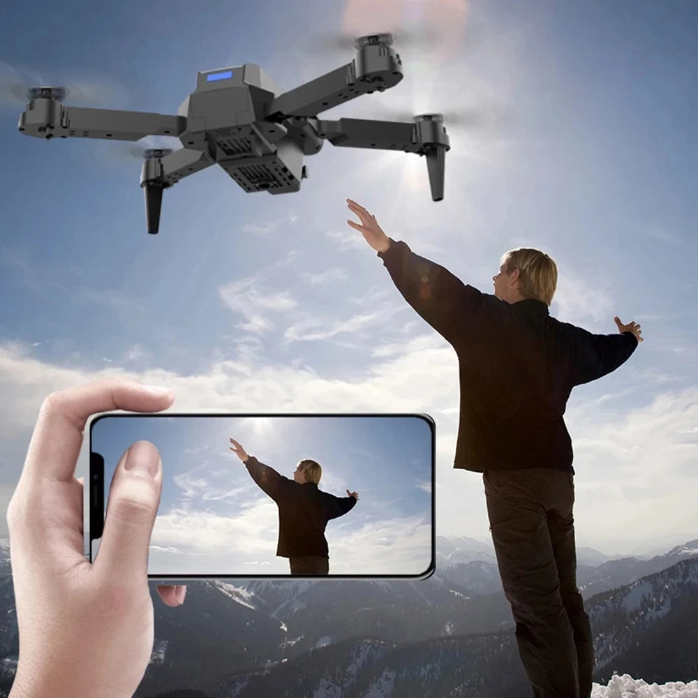 Professional Drone E88 Standard-Angle SD Camer WiFi fpv height Hold Foldable RC quadrotor helicopter Camera-free children's toys