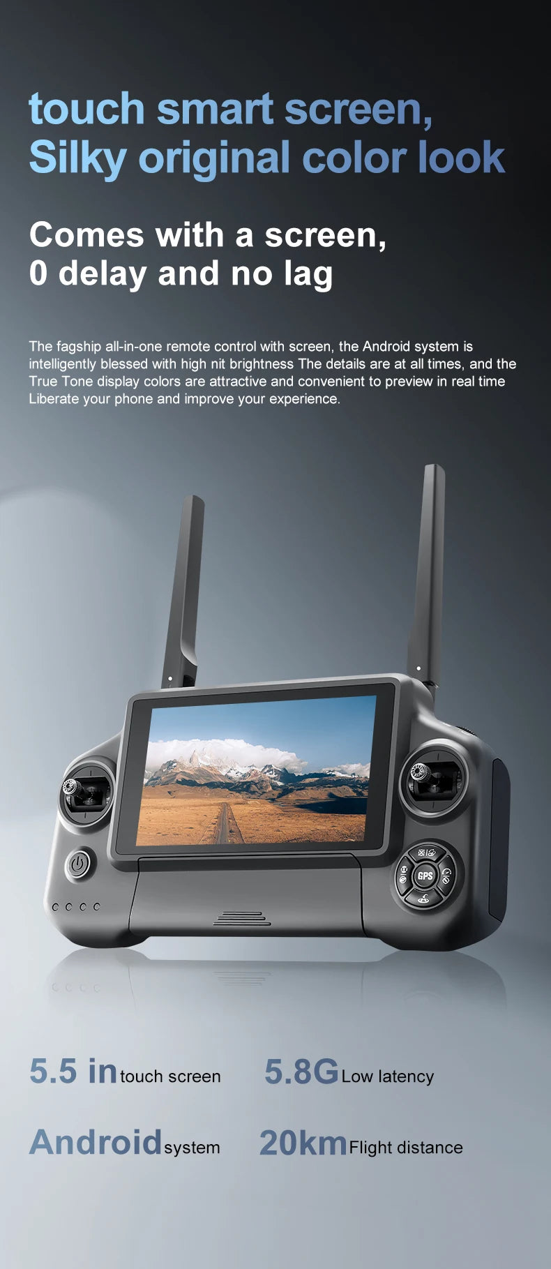 ZLL D12 Drone With 8K HD Camera Screen Remote GPS 360° Obstacle Avoidance 5G Wifi FPV Brushless Motor RC Dron Load capacity 500g