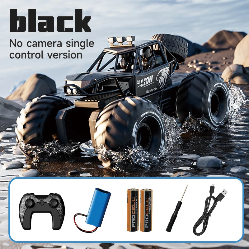 Gesture And Remote Control 50M Range Amphibious RC Car Gift For Kids Ages 3 4 5 6 7 All Terrain Adventure Vehicle
